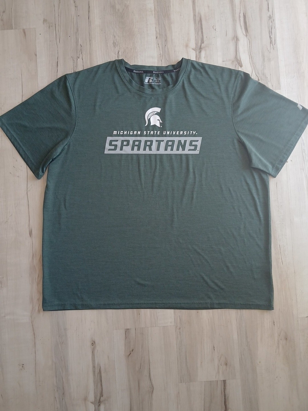 Russell Athletic Michigan State Spartans Dark Green Graphic Tee